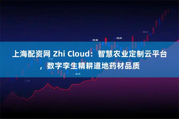 上海配资网 Zhi Cloud：智慧农业定制云平台，数字孪生精耕道地药材品质