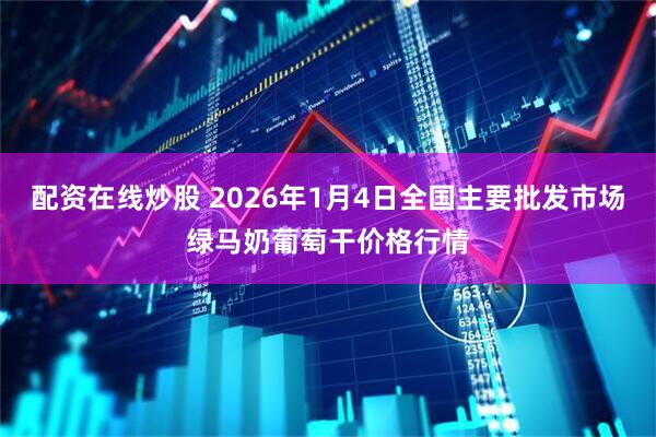 配资在线炒股 2026年1月4日全国主要批发市场绿马奶葡萄干价格行情